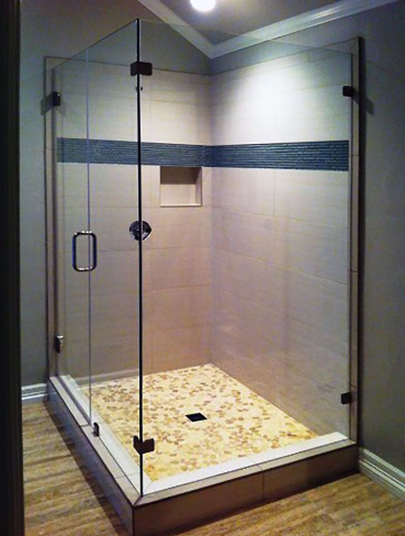 Glass shower door