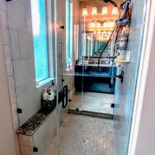 Framed to Frameless Shower Conversion